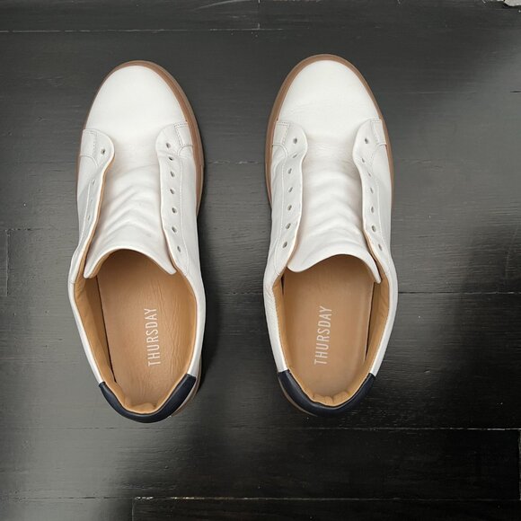 Thursday Boot Company White and Tan Sneakers - Picture 6 of 10